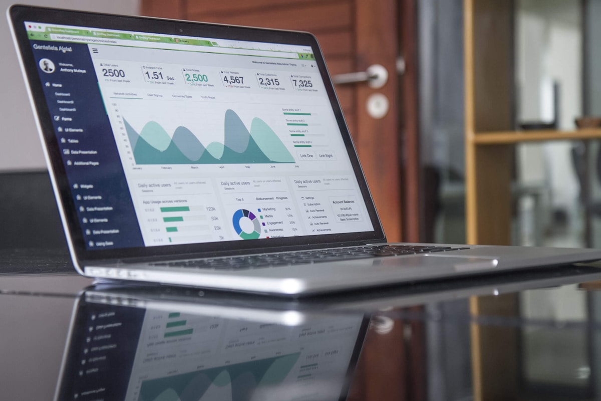 Marketing analytics dashboard